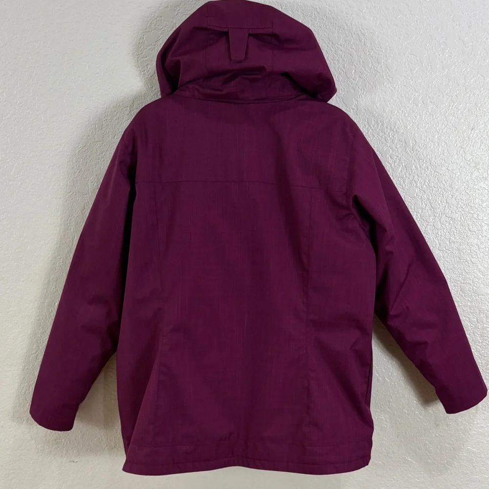 Columbia Maroon Hooded Jacket - Picture 6 of 17